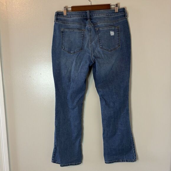 Sonoma Womens Bootcut Jeans Distressed Blue Denim Pants Sz 12 Short - Picture 3 of 7